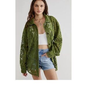 Free People Ruby Lace jacket NWT M